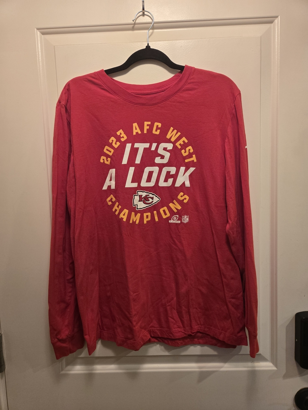 Kansas City Chiefs 2023 AFC West Champions Long Sleeve Tee - Nike